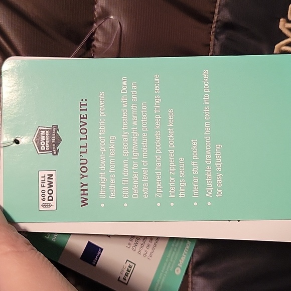 Marmot Ares Jacket Medium NWT! Black, Brown and Tan! - Picture 12 of 12